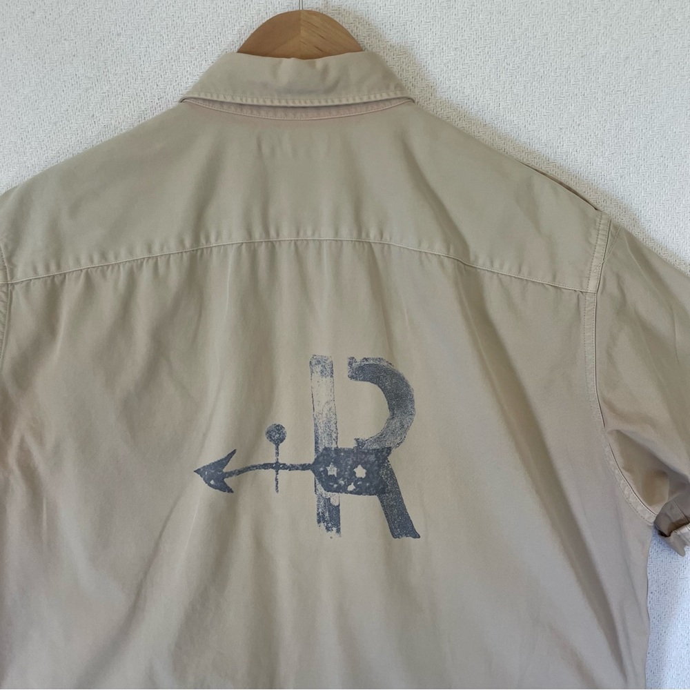 Polo Ralph Lauren Sportsman Fly Fishing Patchwork Shirt Men’s L Trapper Lake - Picture 8 of 16